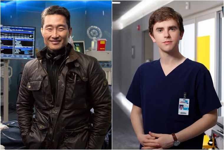 Daniel Dae Kim (left) is an executive producer on ABC's hit drama &quot;The Good Doctor,&quot; which stars Freddie Highmore (right) as a young surgeon with autism