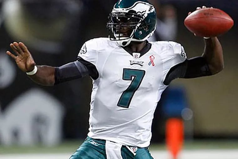 Will Michael Vick be able to punish teams for sending extra rushers this season? (Yong Kim/Staff Photographer)