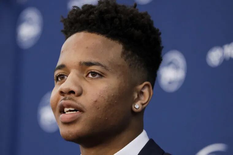 Markelle Fultz, gets to play against the Celtics. (Yong Kim/Staff)