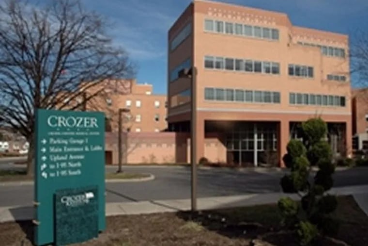 The real estate occupied by Crozer-Chester Medical Center, in Upland, is now owned by Crozer under a restructuring announced Tuesday.