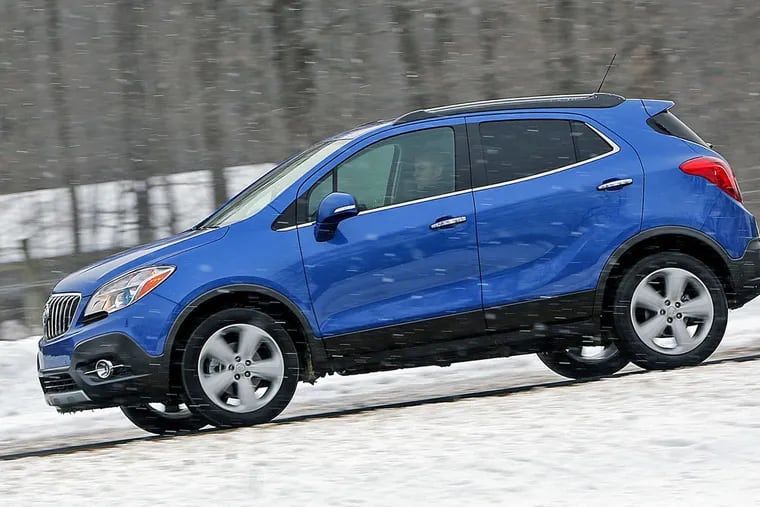 The Buick Encore is cute as a button, but isshort on the cargo space.