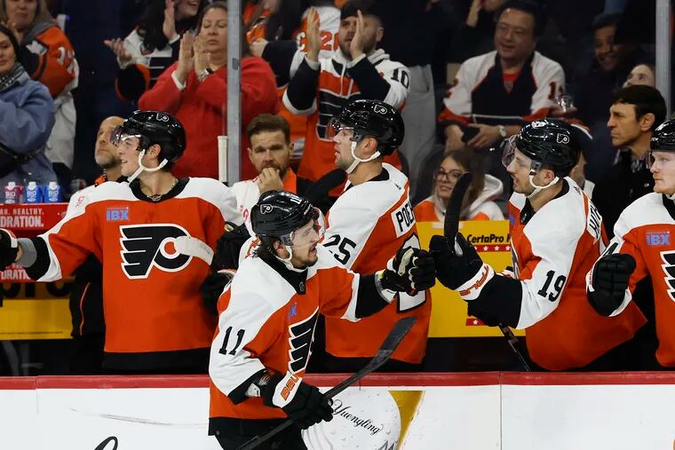 Not many people predicted the rebuilding Flyers to be in a playoff position at the All-Star break.