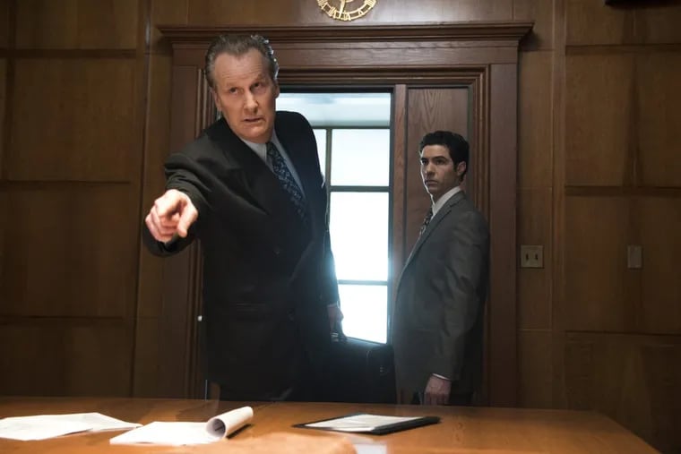 Jeff Daniels (left) and Tahir Rahim star as FBI agents John O’Neill and Ali Soufan in Hulu’s “The Looming Tower,” a new series based on the Pulitzer-winning book by Lawrence Wright about the events leading up to the Sept. 11 attacks