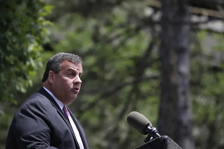 Governor Chris Christie speaks at a news conference in Trenton, N.J., Tuesday, June 27, 2017.