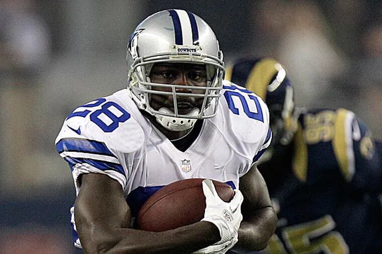 The Eagles worked out former Cowboys running back Felix Jones on Tuesday at the NovaCare Complex. (LM Otero/AP)
