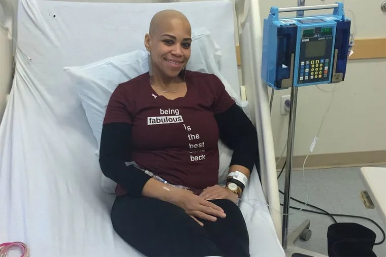 Five years ago, Desiree Harmon, then 40, was treated for breast cancer at the Hospital of the University of Pennsylvania. Now, to avoid possible coronavirus exposure, she gets a monthly anti-cancer injection at home instead of in the hospital.