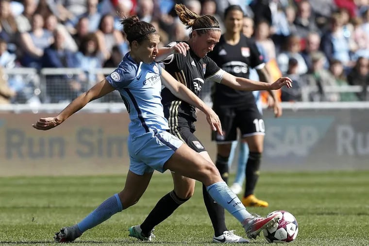 Carli Lloyd’s time with Manchester City included helping the English club reach the semifinals of the UEFA Women’s Champions League.