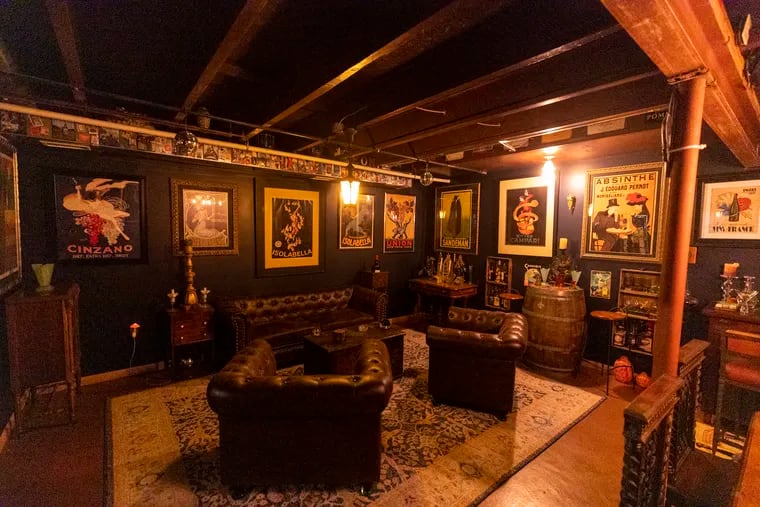 Leon Liss took about 12 months during the pandemic to make this bar in the basement of his home.