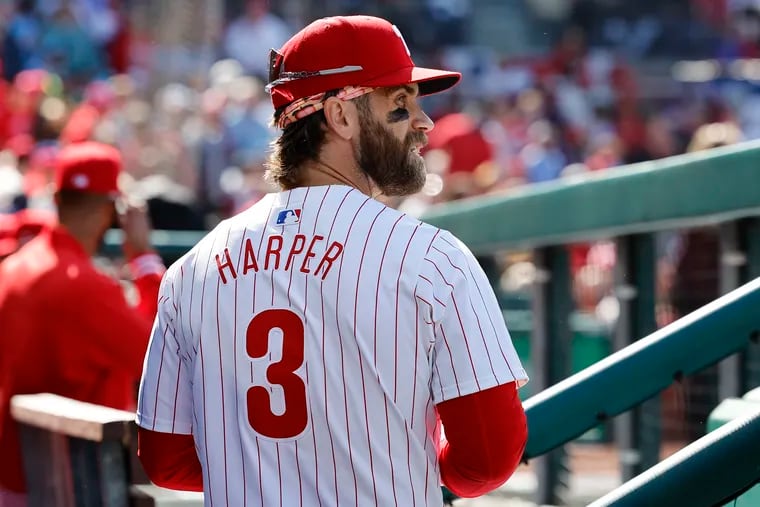 Phillies first baseman Bryce Harper is headed to the paternity list.