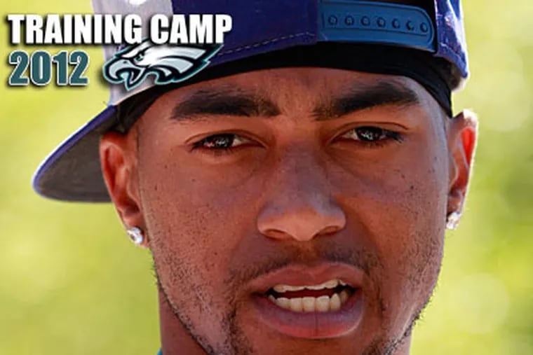 "It's a new year. I live in the future," DeSean Jackson said on Wednesday. (Yong Kim/Staff Photographer)