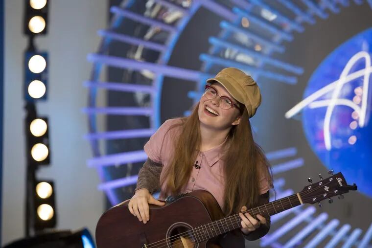 Catie Turner, of Langhorne, Bucks County, auditions for the judges on ABC’s “American Idol”