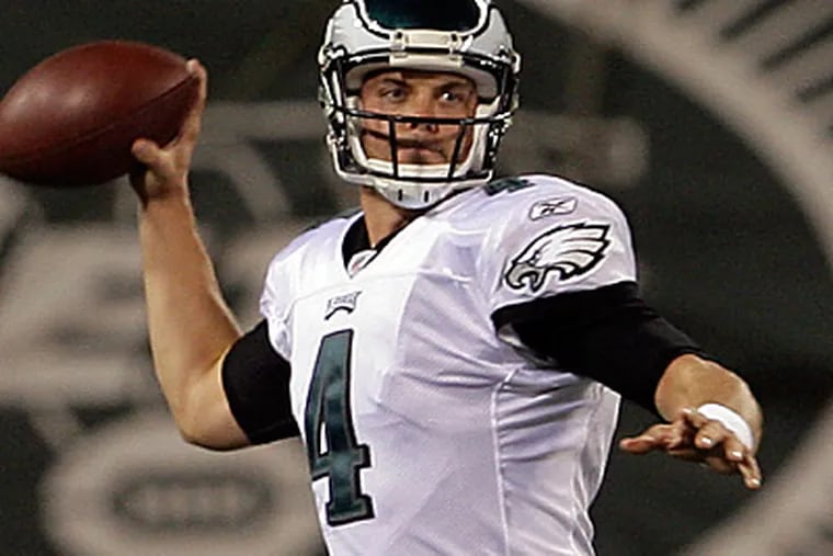 Popularity grows for Eagles QB Kolb's No. 4 jersey