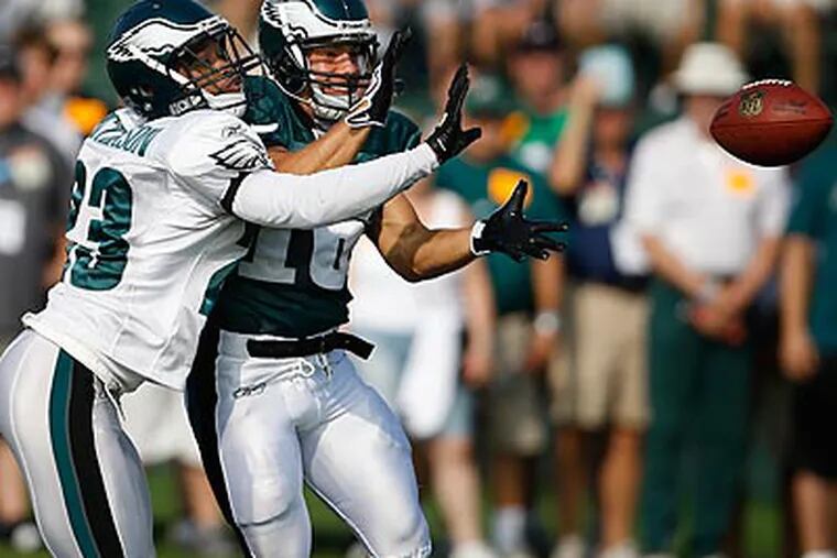 Chad Hall is fighting for one of the final spots on the Eagles' roster. (David Maialetti/Staff Photographer)