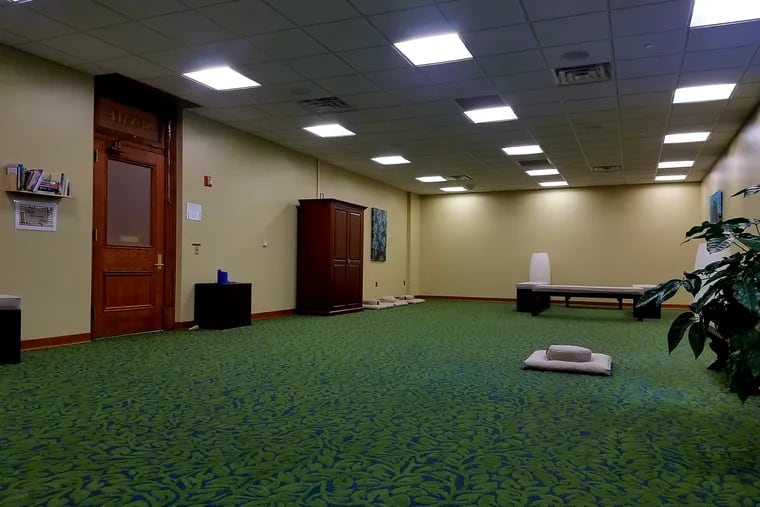The Pennsylvania Senate's little-known meditation/yoga room in the state Capitol. Paula Knudsen/The Caucus