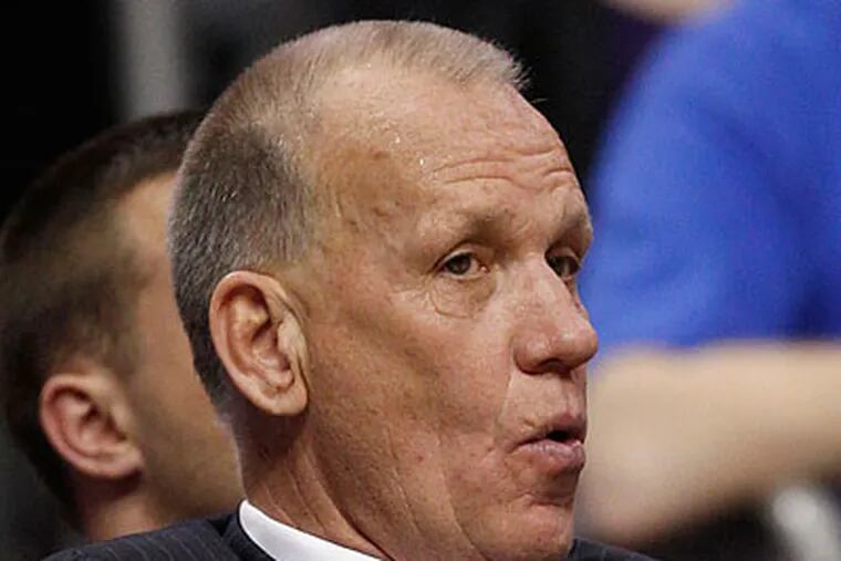 "I don't ever want to get fined. I've been in the NBA for 40 years," Doug Collins said. (Yong Kim/Staff file photo)