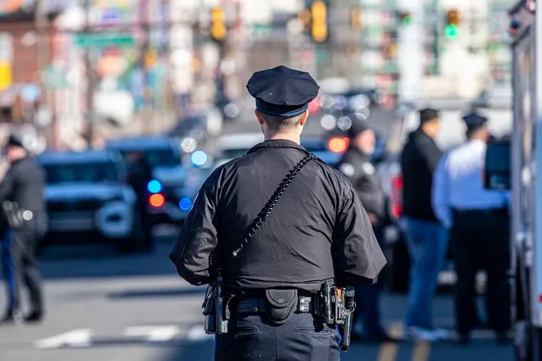 About 71% to 80% of Philadelphia police officers are vaccinated, according to an estimate on the city's website.
