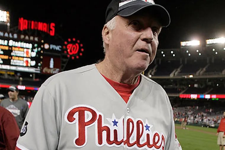 "Right now, I'd like to win another World Series," Phllies manager Charlie Manuel said. (Yong Kim/Staff file photo)