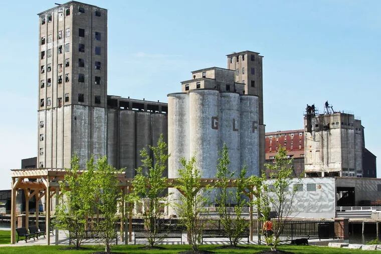 Grain elevators and silos of &quot;Elevator Alley&quot; are now used for art, concerts, and recreation.