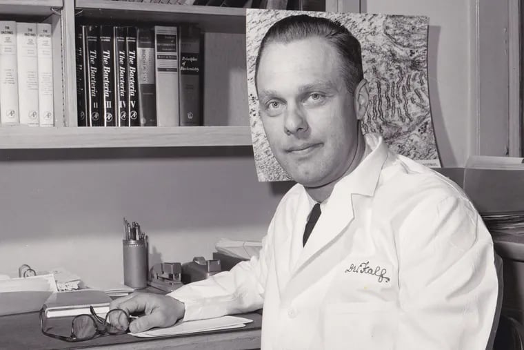 Dr. Kalf is shown here during his days at a researcher at Yale University.