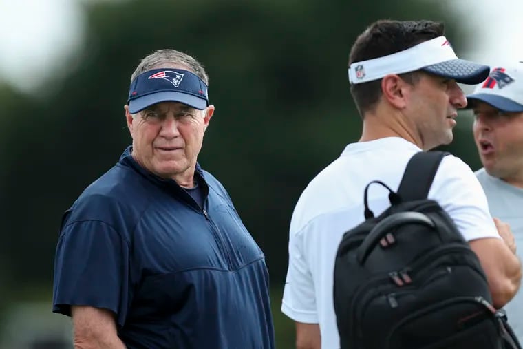 The New England Patriots parted ways with Bill Belichick (left) on Thursday after his 24th season as their head coach.