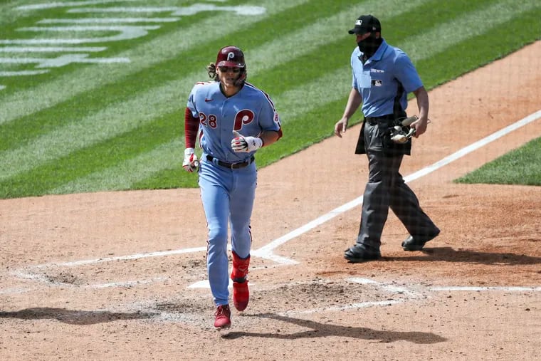 Phillies third baseman Alec Bohm has struggled through 44 games, the same total that he played last year during his breakthrough rookie season.