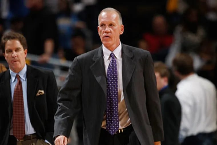 Broadcaster Doug Collins has interviewed with the Sixers for the vacant coaching position. (AP Photo / David Zalubowski)