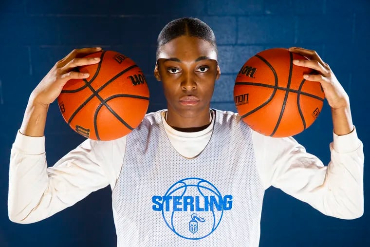 Sterling girls basketball star Latanya Berry on Jan. 9, 2020. She is closing in on 1000 points for her high school career and will be attending Manhattan.