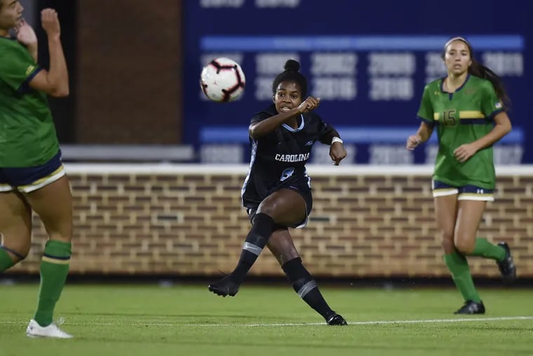 Sky Blue FC drafted University of North Carolina midfielder Brianna Pinto with the No. 3 overall pick in the 2021 National Women's Soccer League draft.