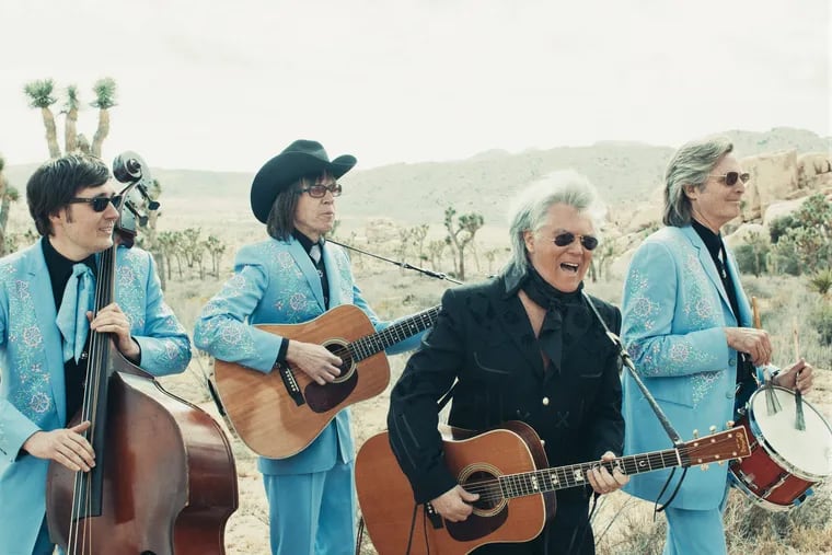 Marty Stuart and the Fabulous Superlatives, left to right: Chris Scruggs, Kenny Vaughan, Marty Stuart and Harry Stinson.