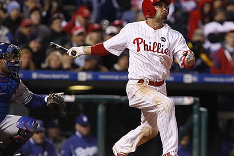 Shane Victorino and the Phillies have reportedly agreed to a three-year, $22 million deal. (Ron Cortes/Staff file photo)