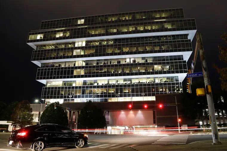 The headquarters in Stamford, Conn., of Purdue Pharma, the makers of OxyContin at the center of the U.S. opioids crisis. It is trying to settle thousands of lawsuits filed by state and local governments.