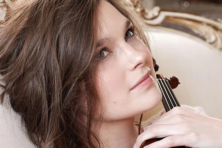 Janine Jansen soloed in Britten's strange and beautiful &quot;Violin Concerto,&quot; a specialty.
