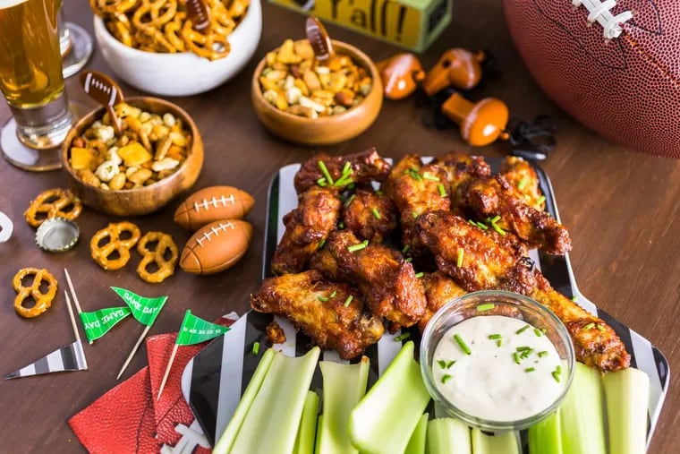 Buffalo wings were the most Googled Super Bowl food in New Jersey leading up to last year’s game. Buffalo chicken dip was the number one searched item in Pennsylvania.