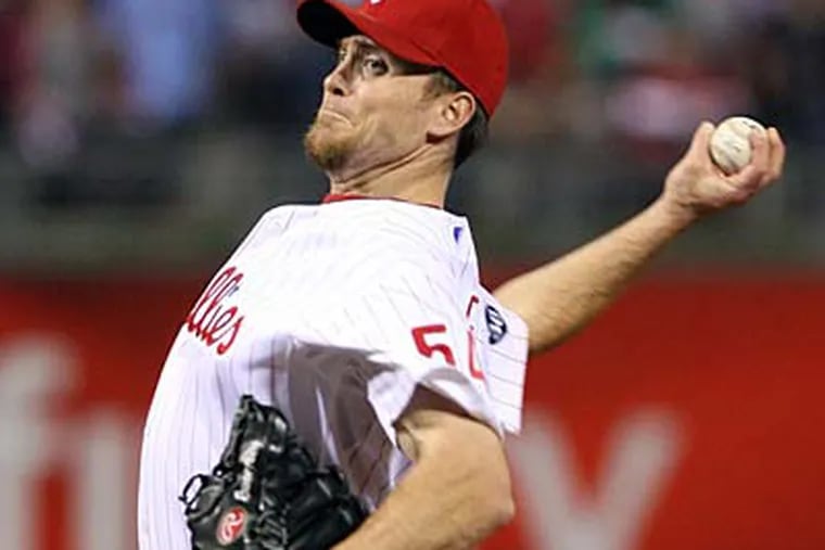 Brad Lidge signed a one-year, $1 million deal with the Nationals on Thursday. (Yong Kim/Staff file photo)