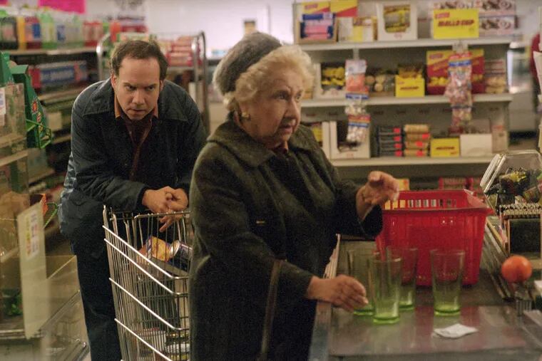 Sylvia Kauders and Paul Giamatti in “American Splendor” from 2003. Mrs. Kauders also appeared
with Harrison Ford, Robert De Niro, and Lisa Kudrow.
