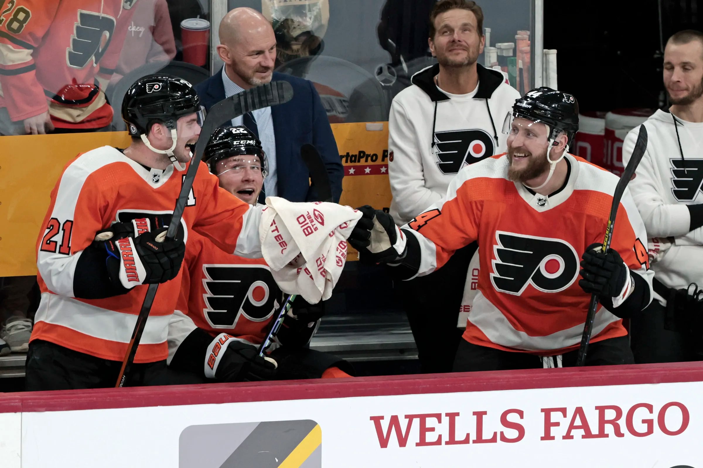 Philadelphia Flyers' Brendan Lemieux in action during an NHL