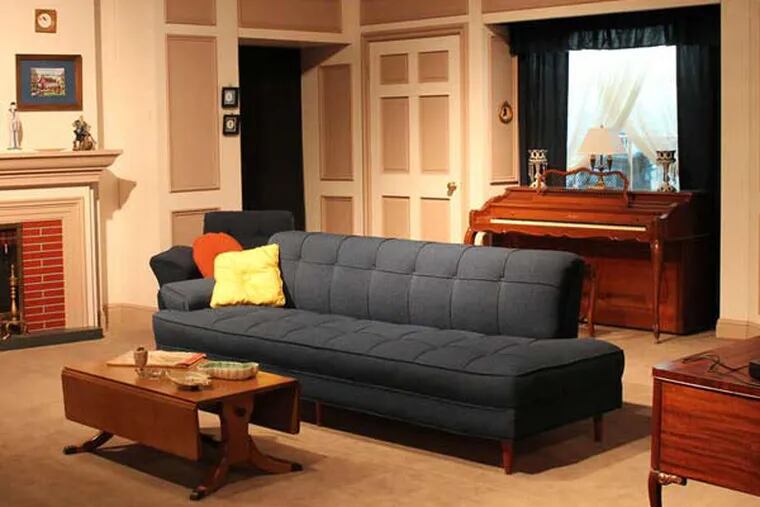 The familiar Ricardo living room at the Lucy Desi Center for Comedy in Jamestown, N.Y.
