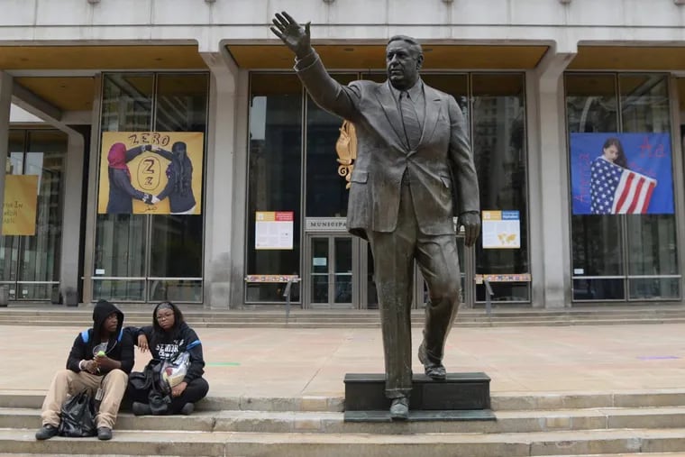 Mayor Kenney’s administration said last week it plans to remove the statue of former Mayor Frank Rizzo from outside the Municipal Services Building. Supporters of Rizzo say he was a hero who made the city safer. Critics say he was a racist who targeted communities of color.
