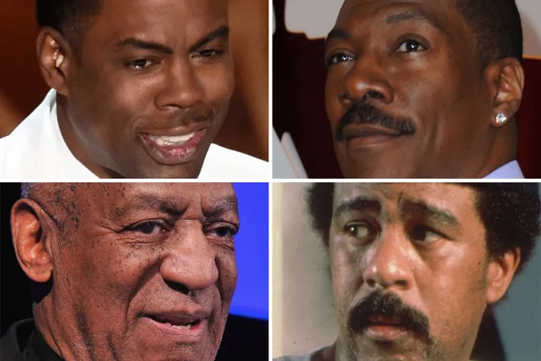 (Clockwise from top left) Chris Rock, Eddie Murphy, Richard Pryor and Bill Cosby.