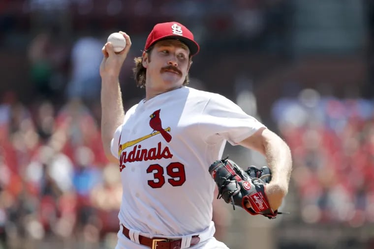 Pitcher Miles Mikolas, a gem free-agent signing for the St. Louis Cardinals during the offseason, will face the Phillies tonight at Citizens Bank Park.