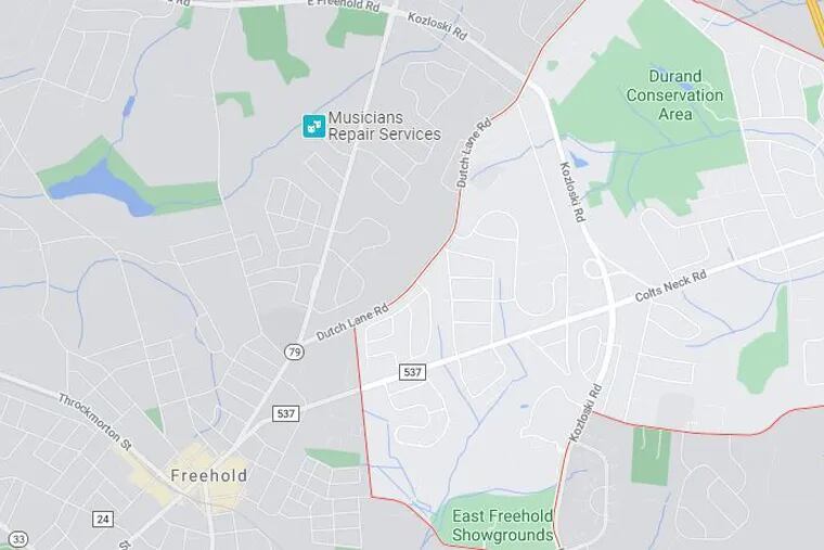 A mild earthquake centered in East Freehold, Monmouth County, New Jersey, struck at 2:13 a.m. Wednesday, Oct. 9, 2020.