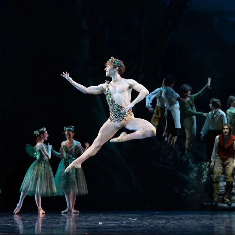 Philadelphia Ballet dancer Ashton Roxander, as Puck, in Frederick Ashton's "The Dream."