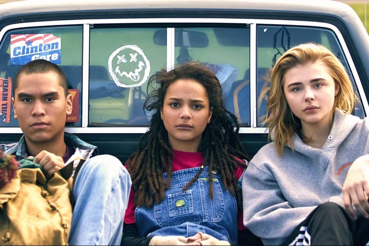, Forrest Goodluck, Sasha Jane and Chloe Grace Moretz in ';The Miseducation of Cameron Post.'