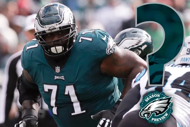 Future Hall of Famer Jason Peters anchors the Eagles' offensive line.