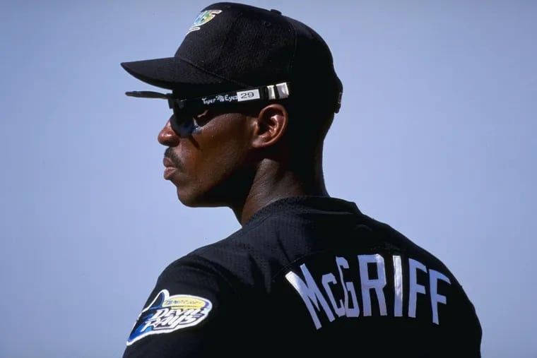 Fred McGriff hit .284 with 493 homers and 1,550 RBIs over 19 seasons with six big league teams.