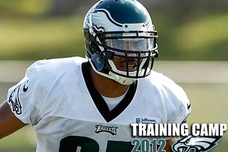 Rookie linebacker Mychal Kendricks has run with the first team since the start of offseason practices. (Yong Kim/Staff Photographer)