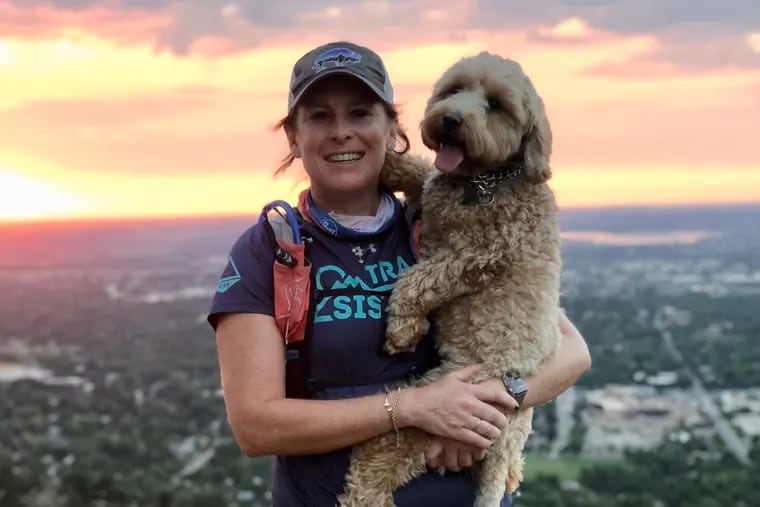 Ms. Hadden and her mini labradoodle, Bertie, liked to hike in Boulder, Colo., and elsewhere around the world.