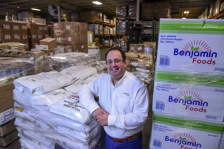 Howard Klayman, president and chief executive of Benjamin Foods Inc, a food and commercial kitchen supply business.