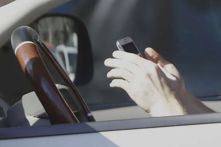 Texting and driving was made illegal in Pennsylvania in 2012, but most drivers continue getting away with it.