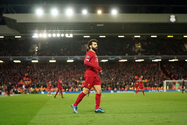 Mohamed Salah and Liverpool last hosted Atlético Madrid in the Champions League in March 2020, right before the COVID-19 pandemic shut down soccer around the world.